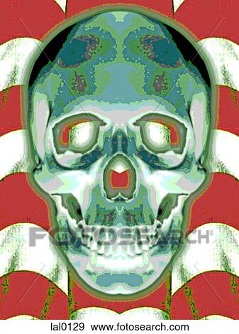 Stock Illustration - A skull. Fotosearch