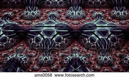 An abstract green and red digital background View Large Illustration Stock Illustration - An abstract green and red digital background. Fotosearch