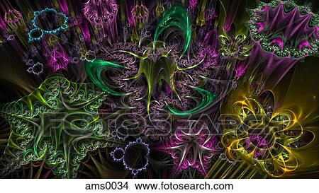Stock Illustration - An digital abstract illustration. Fotosearch