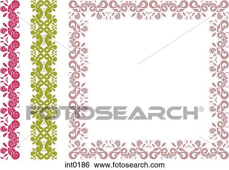 Borders View Large Illustration Stock Illustration - Borders. Fotosearch