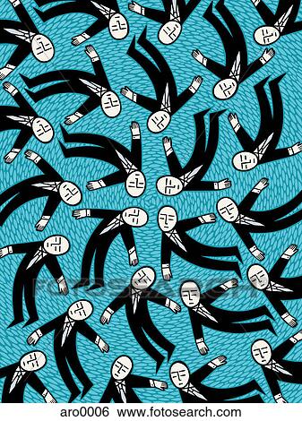Businessmen falling View Large Illustration Stock Illustration - Businessmen falling. Fotosearch