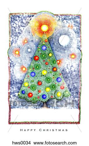 Stock Illustration - Christmas tree. Fotosearch