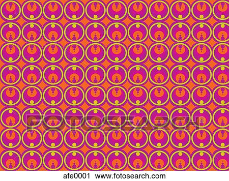 Clip Art - Colorful circle pattern. Fotosearch