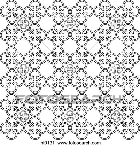 Decorative pattern View Large Illustration Clip Art - Decorative pattern. Fotosearch