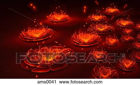 Flower blossoms View Large Illustration Clip Art - Flower blossoms. Fotosearch