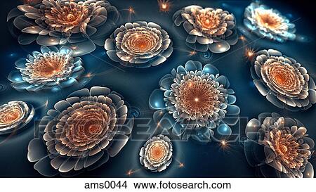 Flower blossoms View Large Illustration Stock Illustration - Flower blossoms. Fotosearch