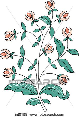 Stock Illustration - Flower buds. Fotosearch