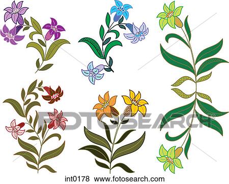Stock Illustration - Flowers. Fotosearch