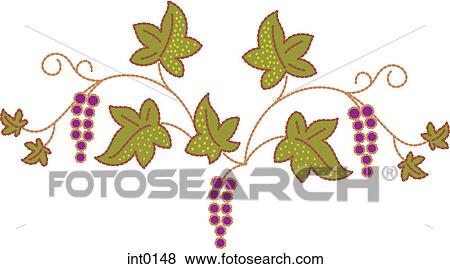 Grapes View Large Illustration Stock Illustration - Grapes. Fotosearch