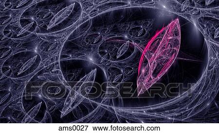 Stock Illustration - Grey and magenta abstract digital background. Fotosearch