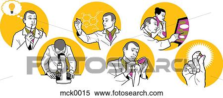 Stock Illustration - Making advances in medicine. Fotosearch