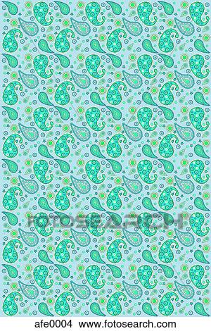 Paisley design View Large Illustration Stock Illustration - Paisley design. Fotosearch