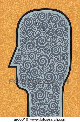 Profile of a person View Large Illustration Clipart - Profile of a person. Fotosearch