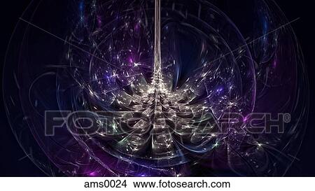 Stock Illustration - Purple abstract digital background. Fotosearch