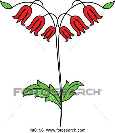 Stock Illustration - Red Flowers. Fotosearch