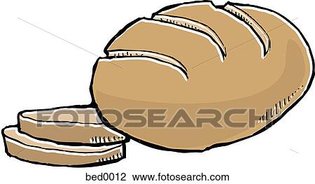 Sourdough Bread Drawing Bed0012 Fotosearch