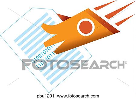 A hand holding a document with computer code View Large Illustration Clip Art - A hand holding a document with computer code. Fotosearch