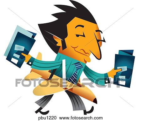 A travel agent holding airline tickets View Large Illustration Clipart - A travel agent holding airline tickets. Fotosearch
