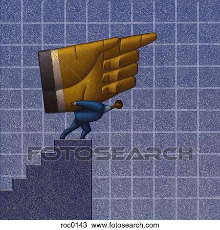 Burden of Leadership View Large Illustration Drawing - Burden of Leadership. Fotosearch