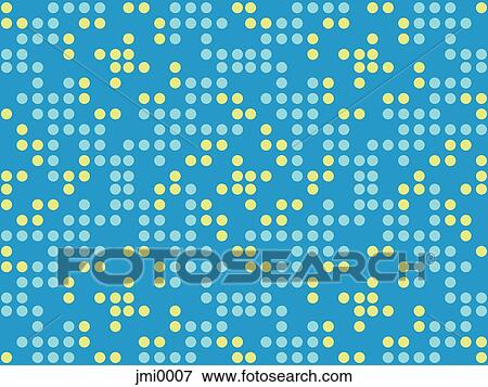 Dots on a blue background View Large Illustration Stock Illustration - Dots on a blue background. Fotosearch
