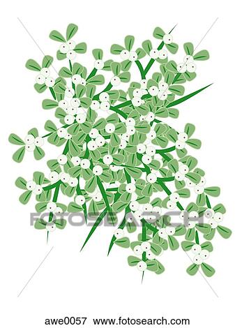 Flowers and leaves against white background View Large Illustration Stock Illustration - Flowers and leaves against white background. Fotosearch