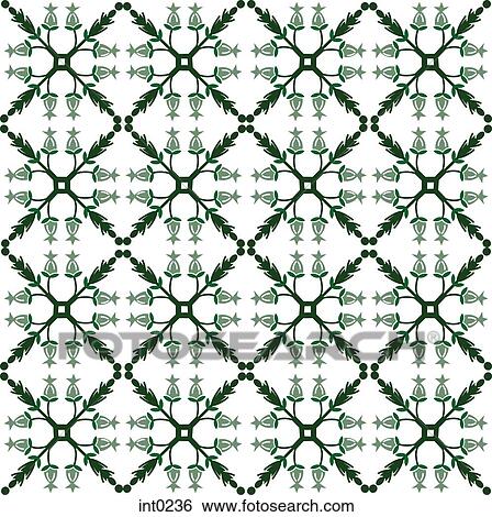 Green vine pattern View Large Illustration Stock Illustration - Green vine pattern. Fotosearch