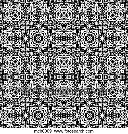 Intricate black and white seamless pattern View Large Illustration Stock Illustration - Intricate black and white seamless pattern. Fotosearch