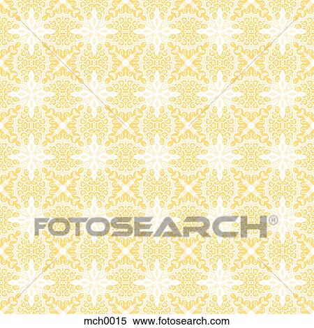 Intricate yellow seamless pattern View Large Illustration Stock Illustration - Intricate yellow seamless pattern. Fotosearch