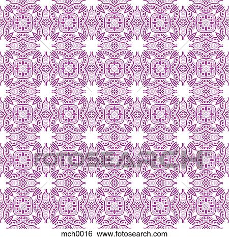 Stock Illustration - Purple seamless pattern. Fotosearch