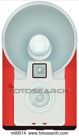 Retro camera View Large Illustration Stock Illustration - Retro camera. Fotosearch