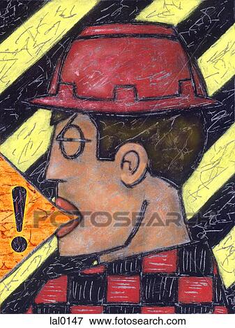 Stock Illustration - Safety in the work place. Fotosearch