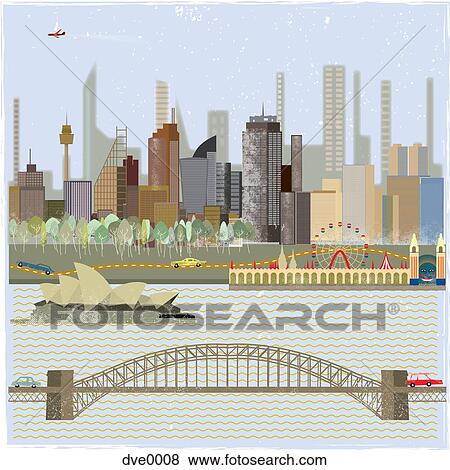Stock Illustration - Sydney, Australia. Fotosearch