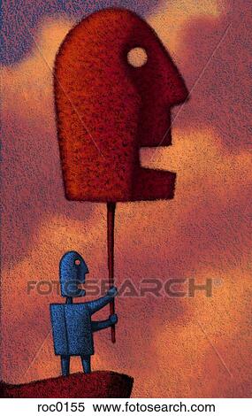 The Spin Doctor holding red puppet View Large Illustration Stock Illustration - The Spin Doctor holding red puppet. Fotosearch