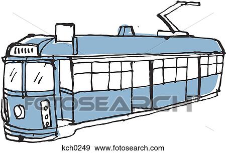 Stock Illustration - Train car against white background. Fotosearch