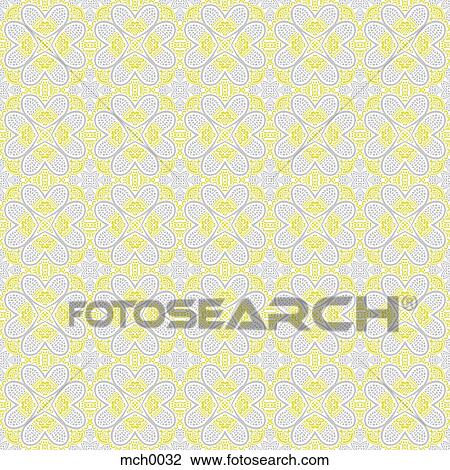 Yellow and grey seamless pattern View Large Illustration Drawing - Yellow and grey seamless pattern. Fotosearch