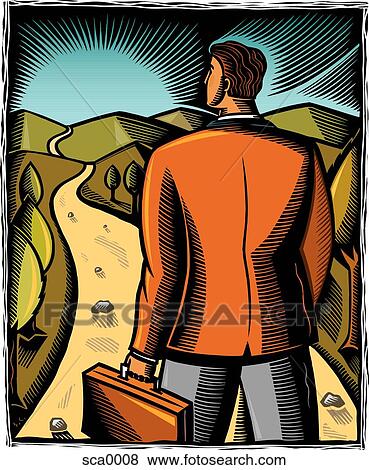 Stock Illustration - road to success. Fotosearch