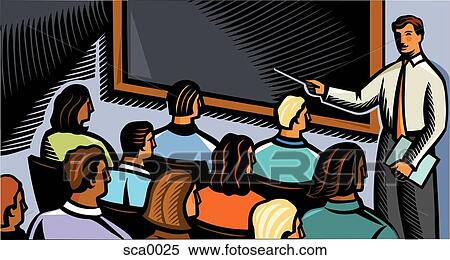 Stock Illustration - sales class. Fotosearch