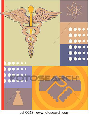 Caduceus View Large Illustration Stock Illustration - Caduceus. Fotosearch