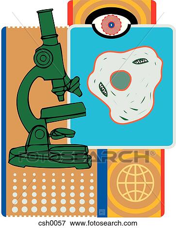 Stock Illustration - Cell Research. Fotosearch