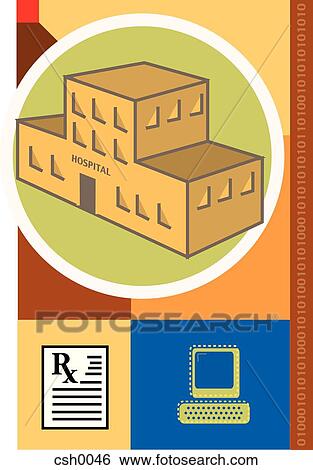 Stock Illustration - Hospital. Fotosearch