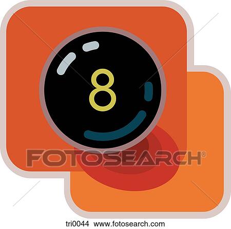 8 ball View Large Illustration Stock Illustration - 8 ball. Fotosearch