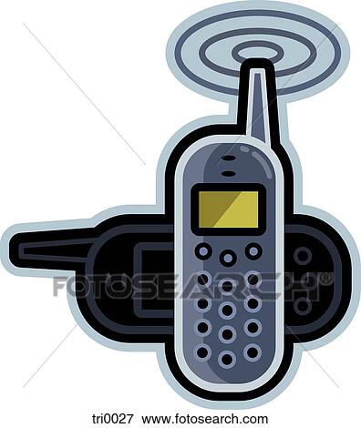 cell phone View Large Illustration Stock Illustration - cell phone. Fotosearch