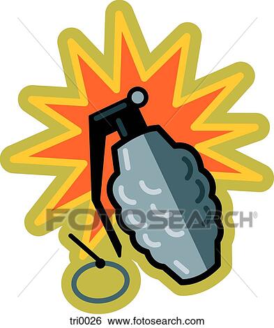 grenade View Large Illustration Stock Illustration - grenade. Fotosearch