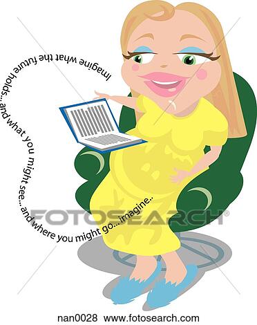 pregnant woman reading to her unborn child View Large Illustration Stock Illustration - pregnant woman reading to her unborn child. Fotosearch