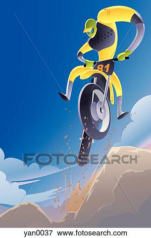 dirtbiking View Large Illustration Stock Illustration - dirtbiking. Fotosearch