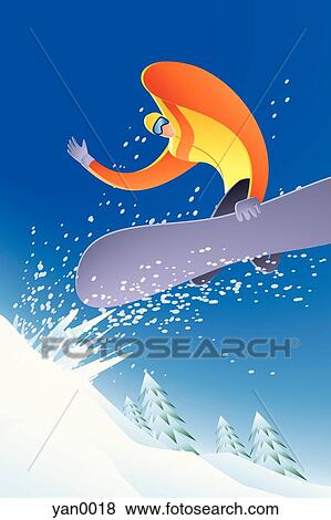 snowboarder View Large Illustration Stock Illustration - snowboarder. Fotosearch