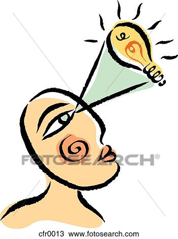 Drawing - a creative idea. Fotosearch