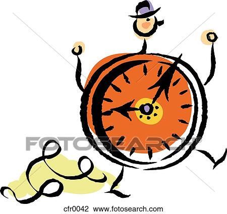 living by the clock View Large Illustration Drawing - living by the clock. Fotosearch