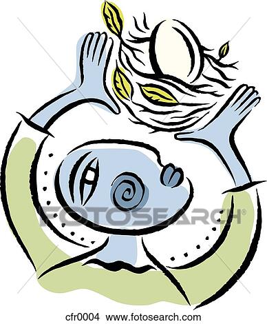 Stock Illustration - nest egg. Fotosearch