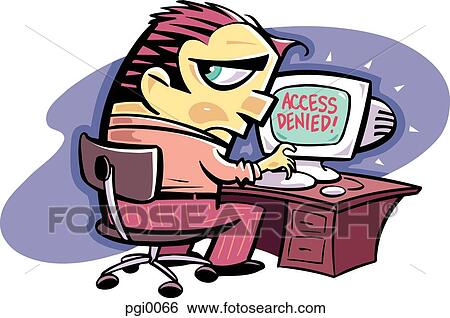 access denied, royalty free illustration View Large Illustration Stock Illustration - access denied, royalty free illustration. Fotosearch